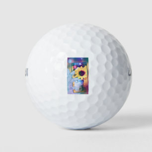 Sunflower Phone Golf Balls