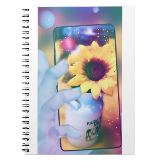 Sunflower Phone Notebook (Front)