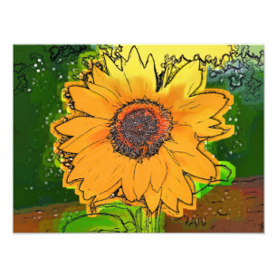 SUNFLOWER PHOTO PRINT