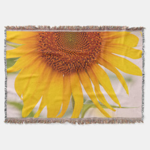 Sunflower Photo Throw Blankets