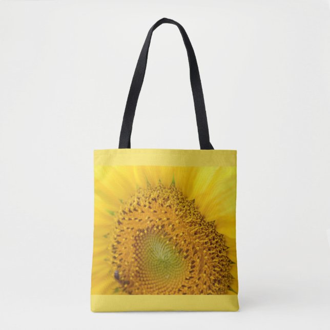 Sunflower Photo Tote Bag (Front)