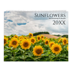 Sunflower Photo Wall Calendar 2027