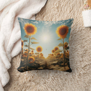 sunflower  pillow