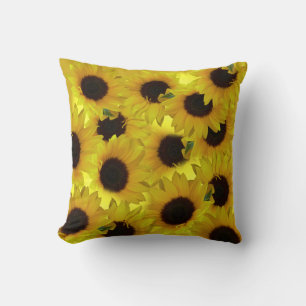 Sunflower Pillows Sunny Sunflower Pillows & Decor