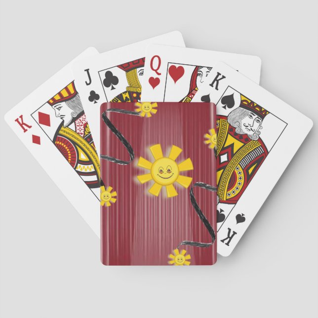 Sunflower Playing Card Deck (Back)