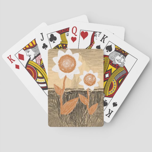 Sunflower Playing Card Deck (Back)