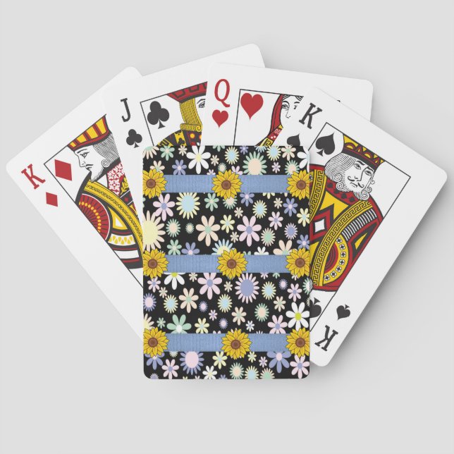 Sunflower Playing Card Deck (Back)