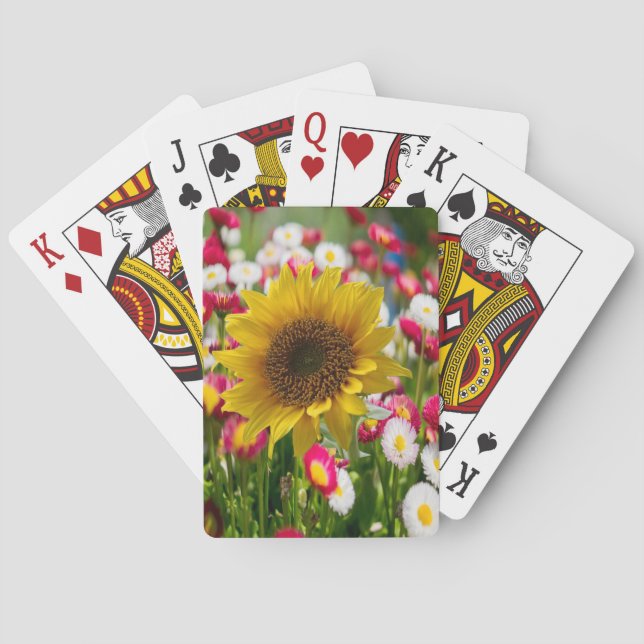 Sunflower Playing Card Deck (Back)