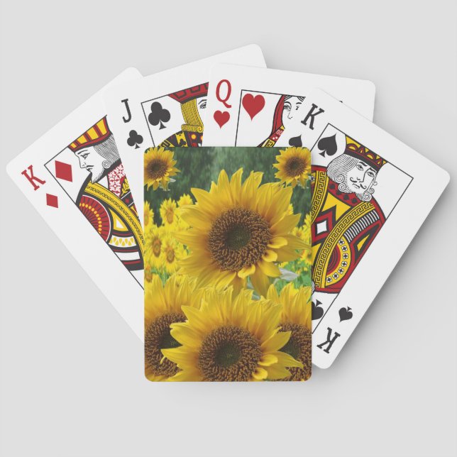 Sunflower Playing Card Deck (Back)