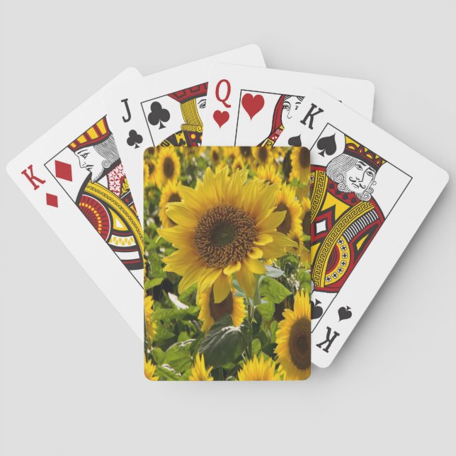 Sunflower Playing Card Deck (Back)