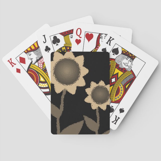Sunflower Playing Card Deck (Back)