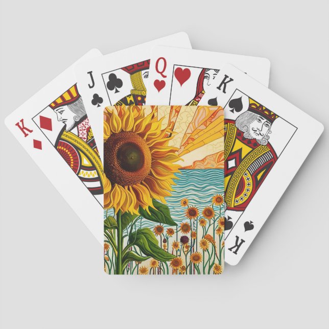 Sunflower Playing Cards (Back)