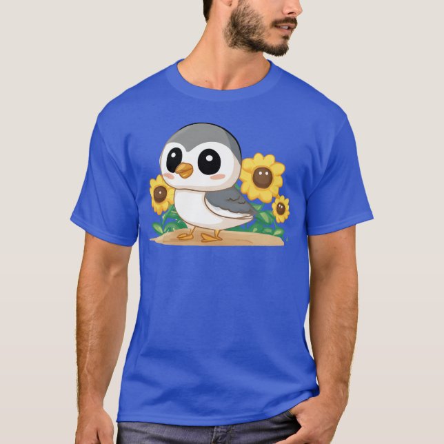 Sunflower plover bird girl T-Shirt (Front)