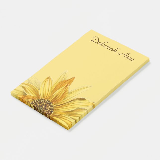 Sunflower Post-it Notes (Angled)