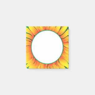 Sunflower Post it Notes Sunshine
