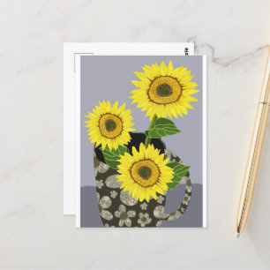 Sunflower Postcard
