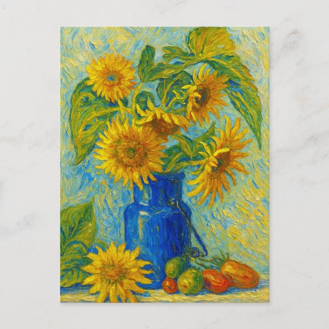 Sunflower Postcard (Front)