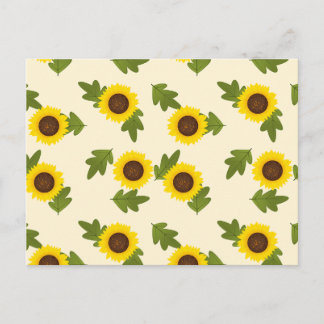 Sunflower Postcard