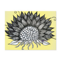 Sunflower Postcard