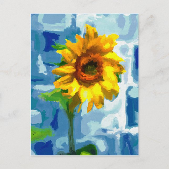 Sunflower Postcard (Front)