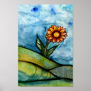 Sunflower poster