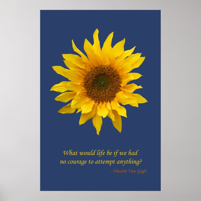 Sunflower Poster Print (Front)