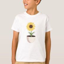 Sunflower pot