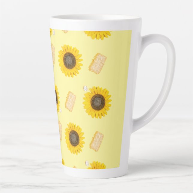 sunflower power latte mug (Right)