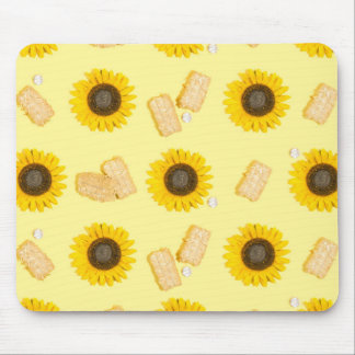 sunflower power mouse pad