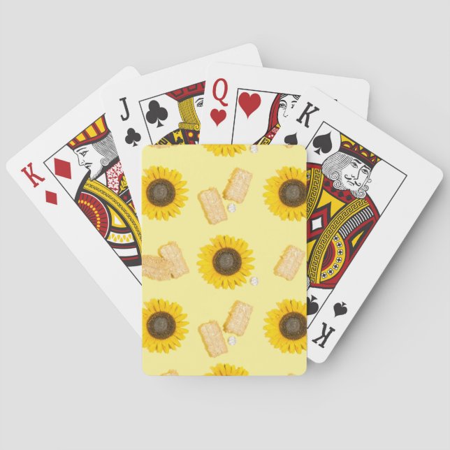 sunflower power playing cards (Back)