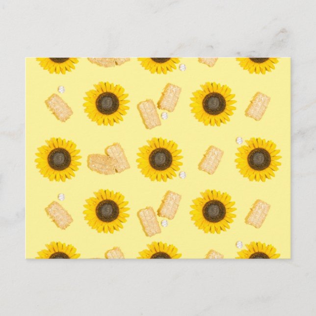 sunflower power postcard (Front)