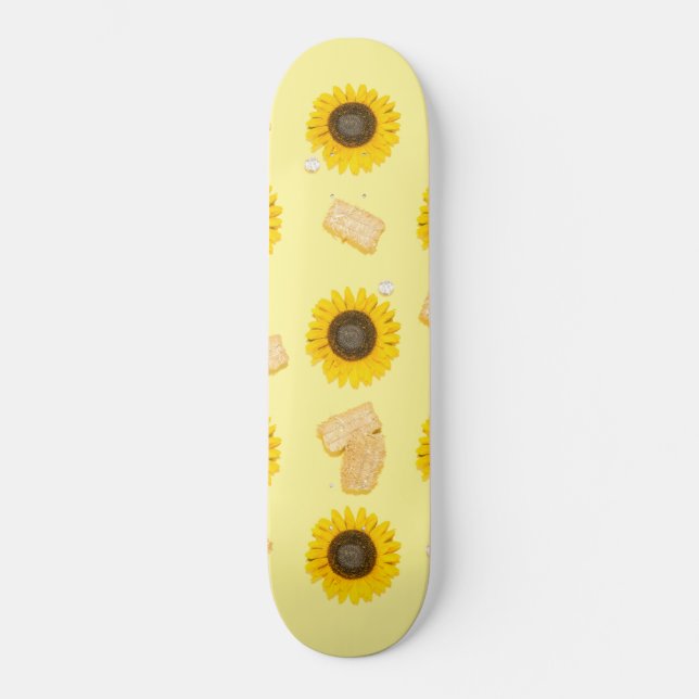 sunflower power skateboard (Front)