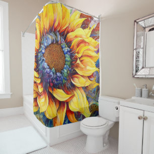 Sunflower Power watercolor painting