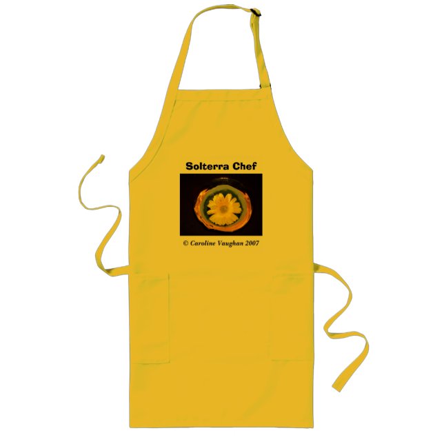 sunflower prange, Solterra Chef,  Caroline Vau... Long Apron (Front)