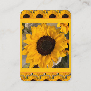 Sunflower Prayer Card