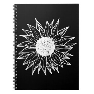 Sunflower Pretty flower multi-coloured wildflower Notebook