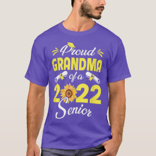 Sunflower Proud Grandma A Class Of 2022 Graduate S T-Shirt