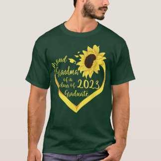 Sunflower Proud Grandma Of A Class Of 2023 Graduat T-Shirt