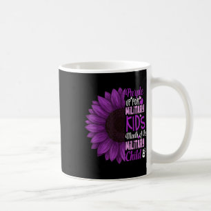 Sunflower Purple Up For Military Kids Military Chi Coffee Mug
