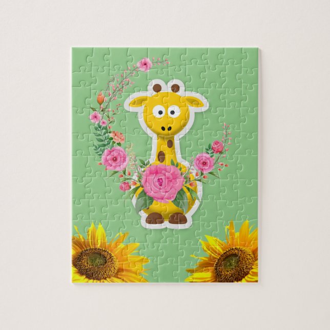 Sunflower Puzzles Giraffe (Vertical)