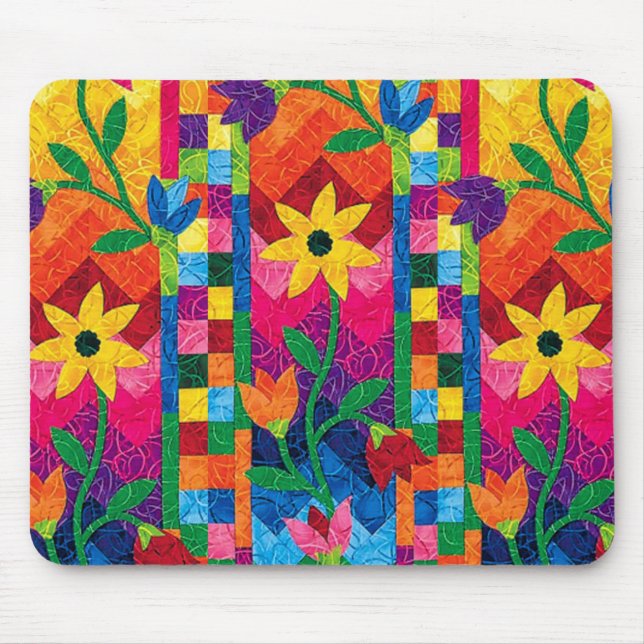 Sunflower Quilt Mousepad (Front)