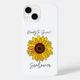Sunflower Ready To Shine Sunflower Case-Mate iPhone 14 Case