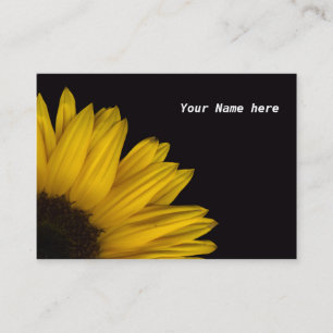 Sunflower Reflection Business Card - Customized