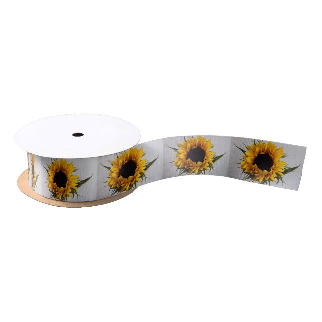 Sunflower Ribbon Satin Ribbon (Spool)