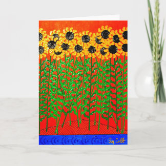 Sunflower River Blues Card
