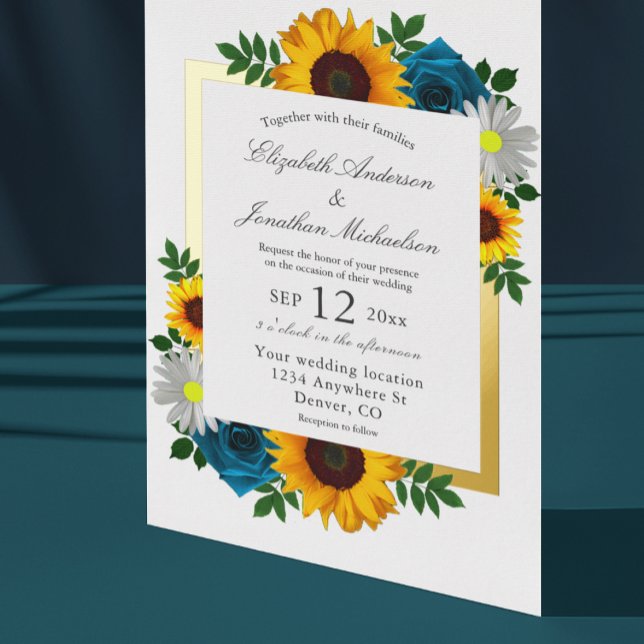 Sunflower Rose Daisy Floral Wedding (Creator Uploaded)