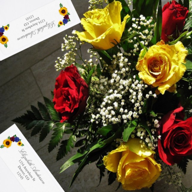 Sunflower Rose Floral Address  (Creator Uploaded)