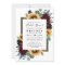 Sunflower Roses Burgundy Navy Blue Bridal Shower
