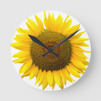 Sunflower Round Clock