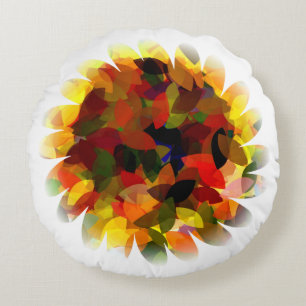 SUNFLOWER ROUND PILLOW